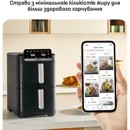 Мультипіч Tefal Easy Fry Crispy Stack 2700 Вт чорна (EY7528E0) - мініатюра 6
