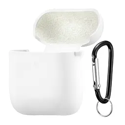 Чохол Silicone Case 2,5mm with microfiber for AirPods 1/2 Білий