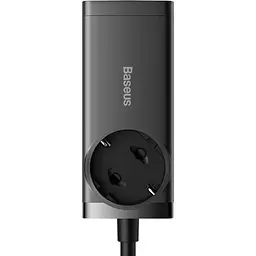 Мережевий зарядний пристрій Baseus GaN3 Pro Desktop Powerstrip 65W + Cable USB-C to USB-C Black (PSZM000901) [85127] - мініатюра 4