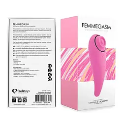 Вібратор з пульсацією FeelzToys FemmeGasm 14 см рожевий - мініатюра 6