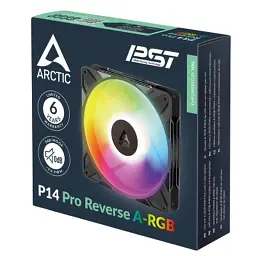 Кулер до корпусу Arctic P14 PRO REVERSE A-RGB (ACFAN00323A) - мініатюра 6