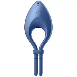 Ерекційне смарт віброкільце з регулюванням розміру Satisfyer Bullseye Blue Satisfyer SO6120 92296 - мініатюра 2