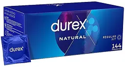 Презервативи Durex Natural анатомічні, гладкі, з лубрикантом — NEW DESIGN, латекс, прозорі, з резервуаром - мініатюра 2