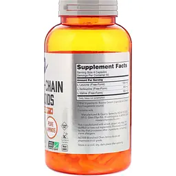 Комплекс амінокислот з розгалуженими ланцюгами Now Branched Chain Amino Acids 240 капсул - мініатюра 2