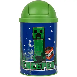 Настільний контейнер для сміття Yes Minecraft Creepe металевий, 10х18 см (708569)