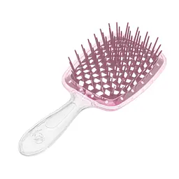Гребінець щітка для волосся Superbrush Plus Hollow Comb Прозоро-пудровий Прозрачно-пудровый 86242