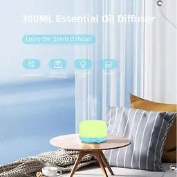 Зволожувач Cool Mist Air DIFFOFE з дистанційним керуванням, 7 світлодіодних індикаторів 300 мл - мініатюра 6