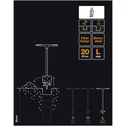 Садовий бур Fiskars QuikDrill ™ L великий 134730 (1000640) - мініатюра 2