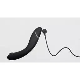 Лубрикант Womanizer OG + 50 мл - Вібратор для точки G з вакуумною стимуляцією, 17.6х3.9 см сірий - мініатюра 10