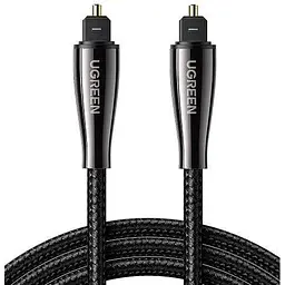 Аудіо кабель Ugreen AV122 Toslink Optical Audio Cable 3 м чорний (70893)