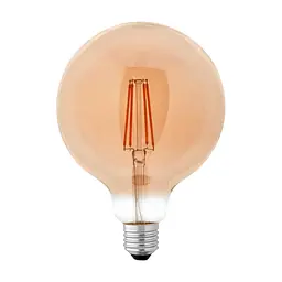 Лампочка Delux Globe G125 8Вт E27 2700К amber filament (90016726)