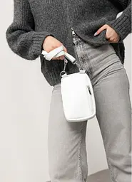 Жіноча сумка Sambag Modena біла 19 х 11 х 3 см (96193008) - мініатюра 3