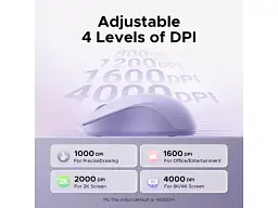 Миша UGREEN M331 Purple (UGR-65626) - мініатюра 3