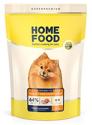 Корм для собак малих порід Home Food з індичкою та лососем 1,6кг