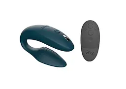 Смарт-вібратор для пар We-Vibe Sync 2 Green Velvet, 10 віброрежимів, пульт ДК - мініатюра 2