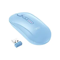 Комп'ютерний Мишка XO M13 Tri-mode bluetooth Wireless Silent Mouse Синій