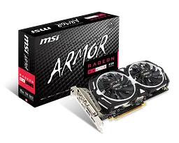 Відеокарта AMD Radeon RX 470 8GB MSI Armor OC (RX 470 ARMOR 8G OC) Б/В