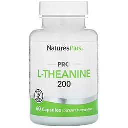 Тіанін Natures Plus PRO L-Theanine 200, 60 капсул