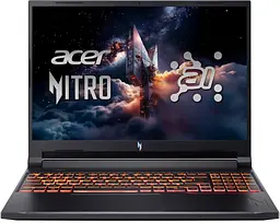 Ноутбук Acer Nitro V 16 AI ANV16-42-R0S5 (16 FHD IPS 180 Hz, Ryzen 5 240, 16 GB, 512 SSD, RTX 3050, DOS) Black (NH.U1KEU.008)