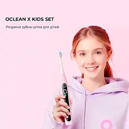 Електрична зубна щітка Oclean X Kids Set Electric Toothbrush Pink - мініатюра 2