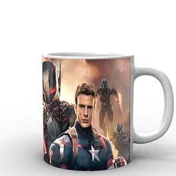 Кухоль GeekLand Captain America Стів Роджерс і Тоні Старк CA.02.016 330 мл білий - мініатюра 3