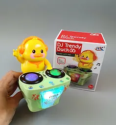 Музична іграшка Каченя-діджей 51161 WToys, україномовне, з піснями, підсвіткою, рухом, танцює та їздить, у коробці - мініатюра 2