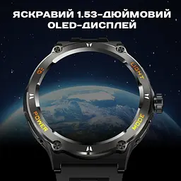 Смарт-годинник Uwatch Smart Advanture з компасом чорний (3234) - мініатюра 7