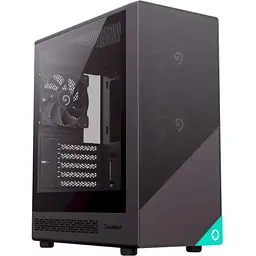 Корпус GameMax Focus MB, чорний, без БЖ, Micro Tower, для MicroATX / Mini-ITX, 1xType-C / 1xUSB 3.0 / 1xUSB 2.0, макс. CPU - 155