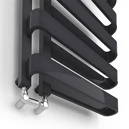 Рушникосушка дизайнерська Ideale Gia 11 11/1600/500 чорний, Чорний - мініатюра 2