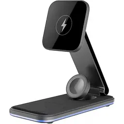 Бездротовий зарядний пристрій Proove Energy Fold 3in1 Black (WSEF15010001) [99593]