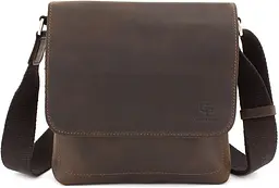 Чоловіча шкіряна сумка через плече GRANDE PELLE sum0026691 - мініатюра 4