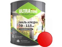 Емаль алкідна ПФ-115 ULTRA TONE червоний 2.8кг