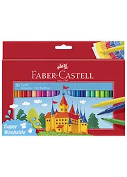Фломастери 50 кол. FABER CASTELL Felt Tip Замок (554204)