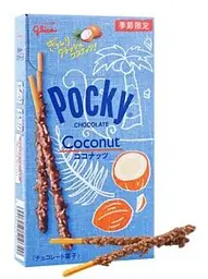 Японські палички Pocky Ezaki Glico Summer Limited зі смаком кокосу 60 г - мініатюра 5