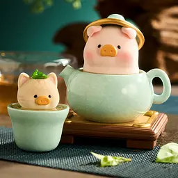 Колекційна фігурка 10/10 Toys Lulu The Piggy Серія Lu'S Table Series (Blind Box) 10_10 Art.Lulu1276 - мініатюра 7