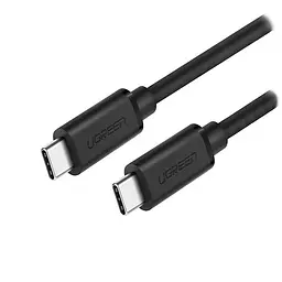Кабель USB 2.0 Ugreen Type-C M-M 2 м 18W Чорний Cable Nickel Plating US286