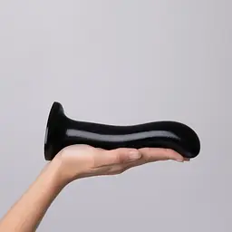 Фалоімітатор Strap-On-Me Dildo Plug PG L 18 см чорний - мініатюра 5