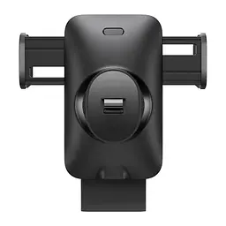 Автомобільний тримач холдер із БЗУ Baseus Wisdom Auto Alignment Car Mount Wireless QI 15W Air Outlet CGZX000001 Black - мініатюра 2