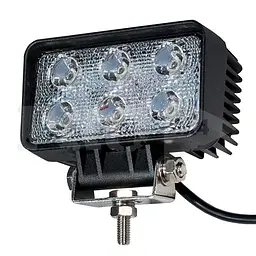 Додаткова LED фара 18W (3W x 6) 10-30V 110x61x55 mm Ближній (09-18W) 1 шт. (2700)