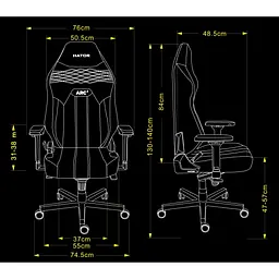 Геймерське крісло Hator Arc 3 L PU Black (HTC3400L) [170599] - мініатюра 8