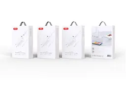 Мережевий зарядний пристрій XO L116 PD30W/QC18W (1USB-C+1USB-A) з кабелем Lightning Білий - мініатюра 3