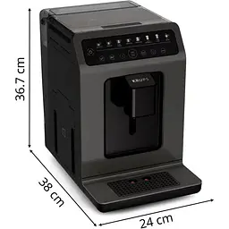 Кавомашина Krups Evidence Classic 2.3 л зерно чорна - мініатюра 9