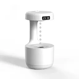 Зволожувач повітря портативний DQ-011 Anti Gravity Humidifier електричний 800 мл Kinscoter 12х12х23 см hoz0012388