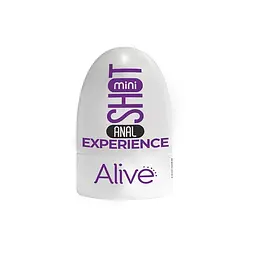 Міні-мастурбатор Alive Anal Experience, 8.5х5 см (фіолетовий)