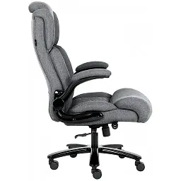 Офісне крісло GT Racer (B-5938 Fabric Dark Gray XL) - мініатюра 3