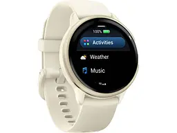 Смарт-годинник Garmin Vivoactive 6 Lunar Gold with Bone Band (010-02985-01) - мініатюра 3