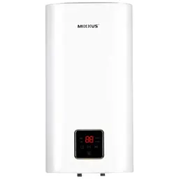 Водонагрівач Mixxus EWH-15050 CUBE DRY 50 л, 2 кВт, сухий ТЕН, вертикальний, квадратний, білий (WH0617)