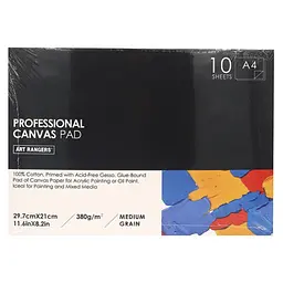 Альбом для акрилу та олійних фарб А4/10 "Art rangers" /CAA438010/ CANVAS PAD 380г/м2 (1/48)