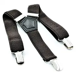Підтяжки дитячі Темно-коричневі Weatro det-pd-022 (det-pd-022)