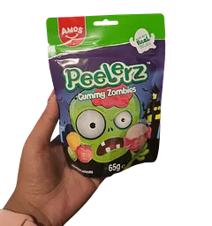 Желейні цукерки Amos Peelerz Peelable Gummy Zombie 65г - мініатюра 5